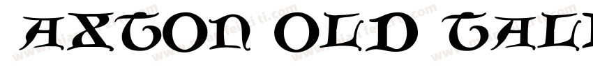 Caxton Bold Italic BT字体转换